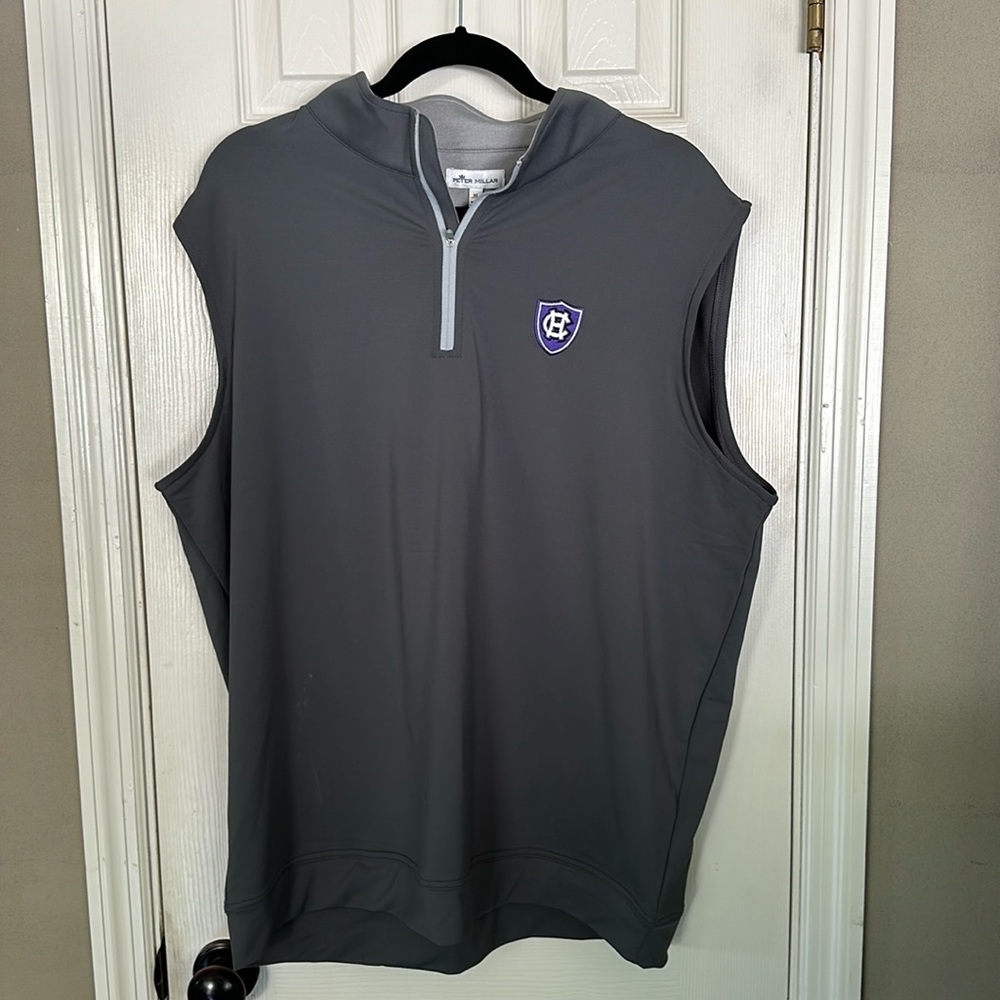 Gray Peter Milllar XL Vest - Holy Cross / Baltusrol  - new with tags